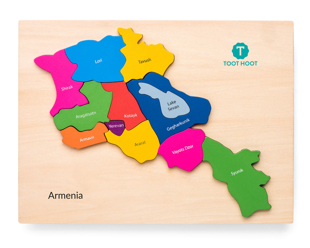Chunky Map of Armenia Puzzle